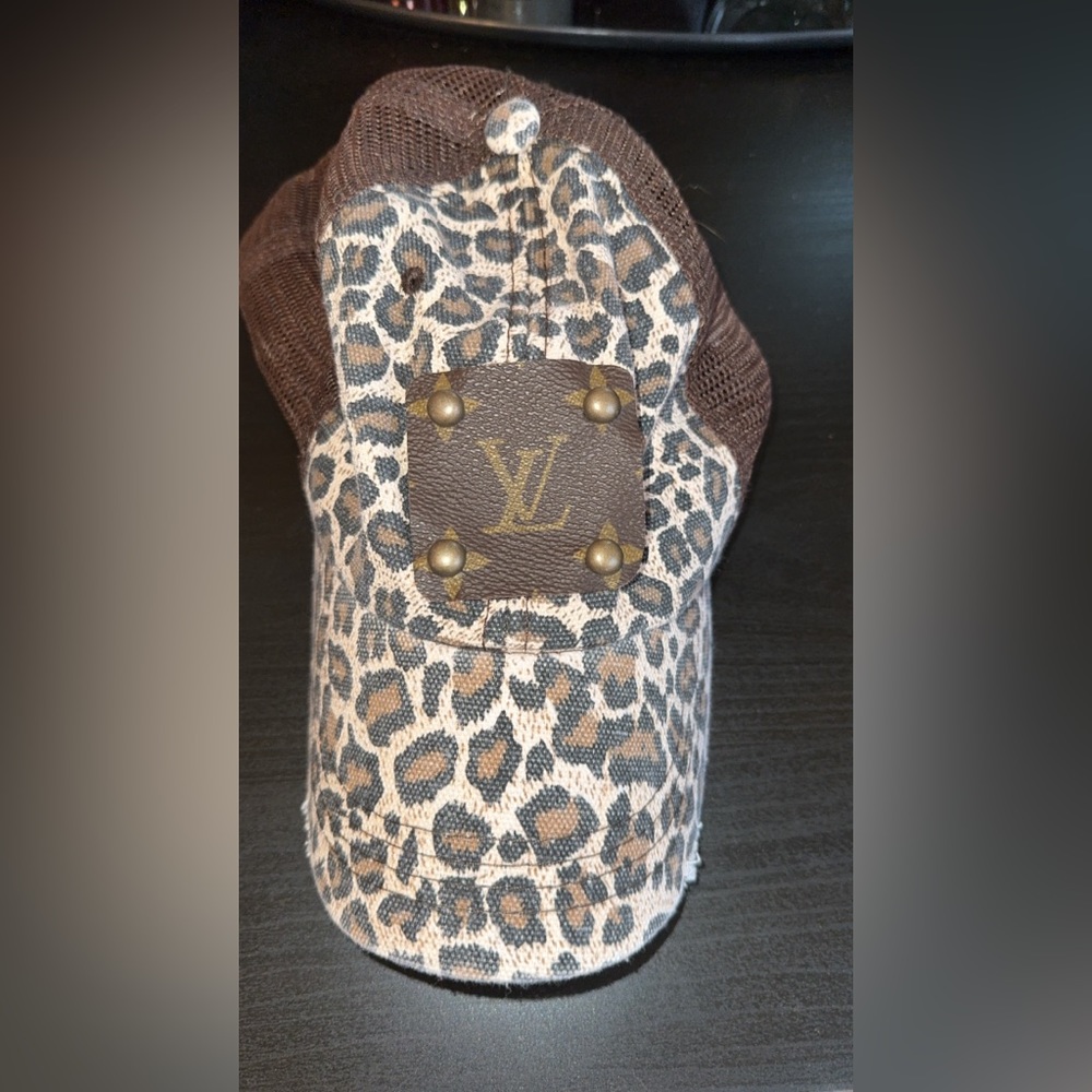 Louis Vuitton Leopard Hat- Vintage Boho Bags